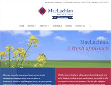 Tablet Screenshot of maclachlansolicitors.co.uk